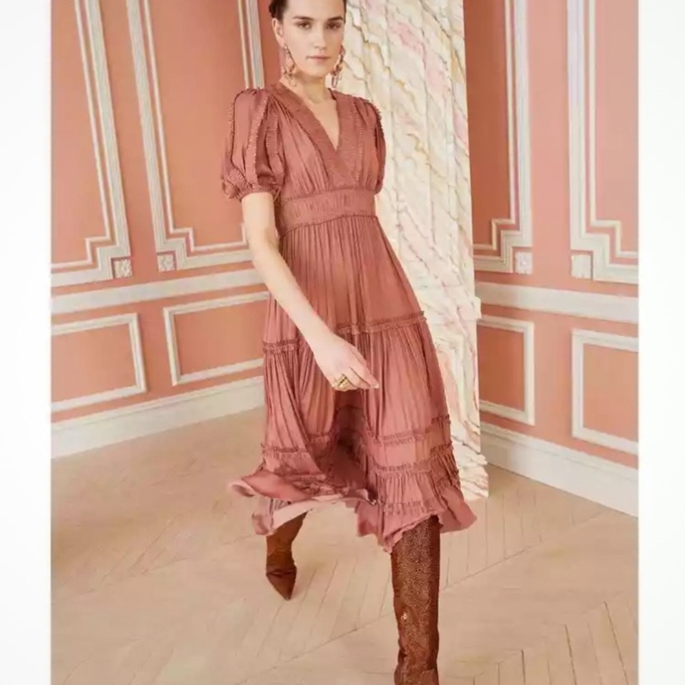 Ulla Johnson Ines Silk Dress Sz 2